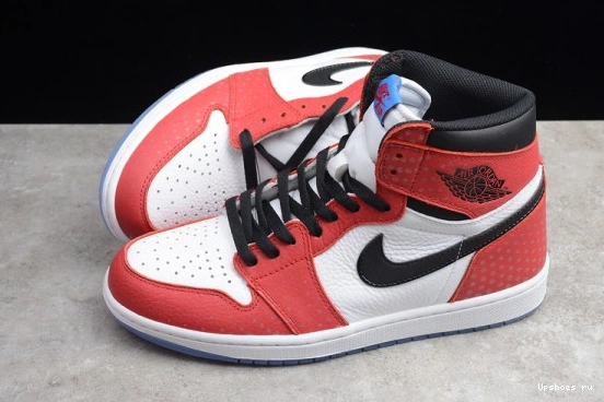 Spider-Man Jordan 555088-602 1 555088-602 AIR High Origin Story Retro 0614
